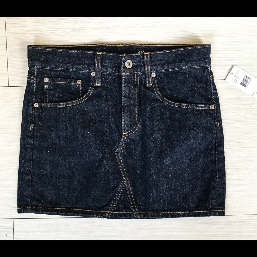 AG NWT~ Mini Blue Jean Skirt, XS, 25